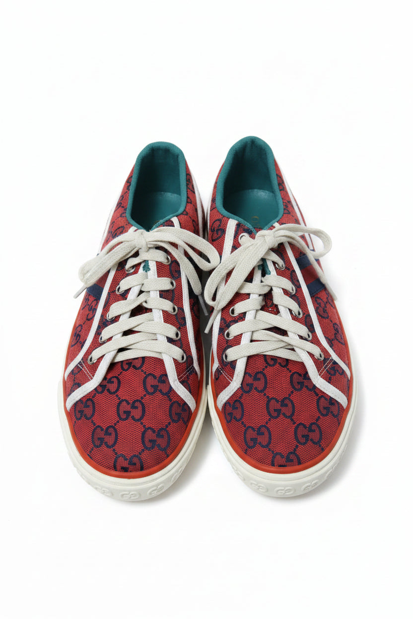 Gucci men's Gigi canvas tennis shoes